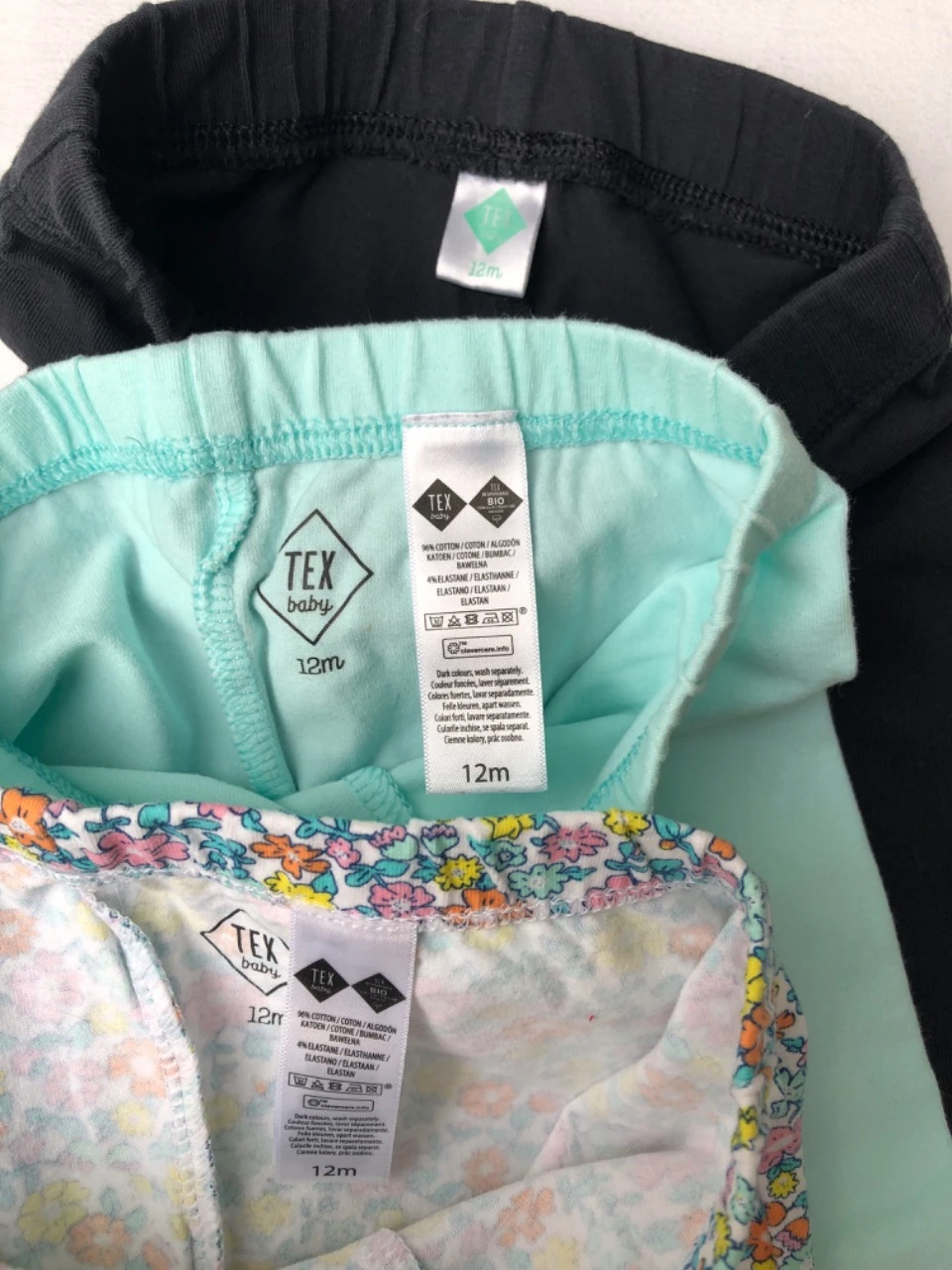 Lot of 3 Tex leggings 12 months – photo 3